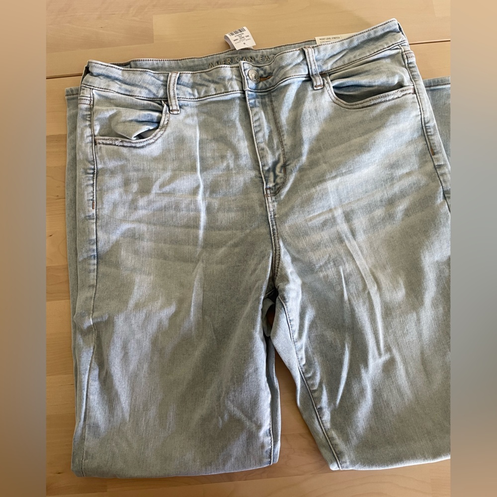 American Eagle Outfitters - AE Ne(X)t Level High-Waisted Jegging - Light Blue